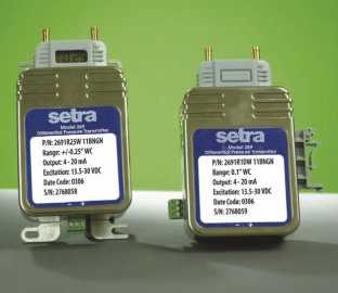 Setra Systems, Inc. - 269 (Very Low Differential Pressure Transducer